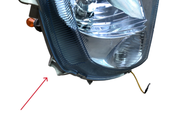 FARO FANALE FRECCIA DX ANTERIORE SUZUKI BURGMAN 125 200 2006 AL 2012 VEDI FOTO - immagine 5