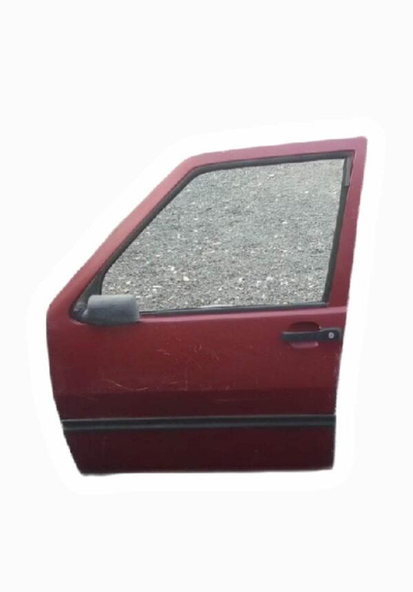 📞 PORTA PORTIERA SPORTELLO ANTERIORE SINISTRA SX FIAT UNO 5 PORTE ROSSO BORDEAUX