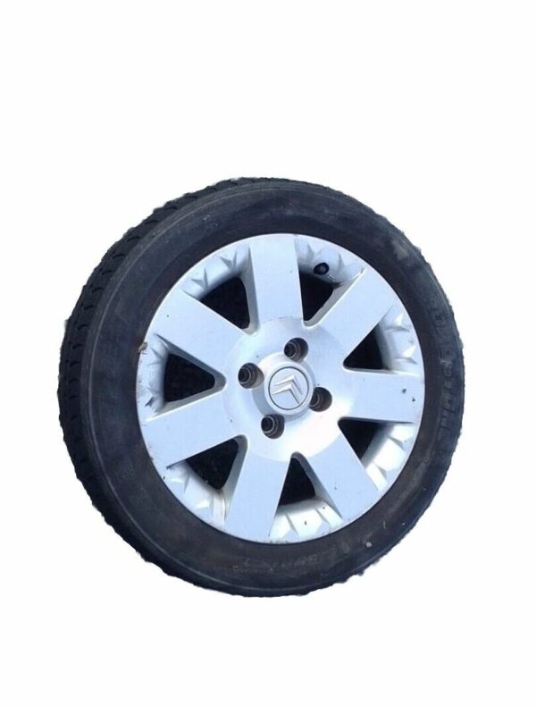 📞 4 CERCHI IN LEGA RUOTE 3 PNEUMATICI ORIGINALI CITROEN 185/55 R15 4 FORI - immagine 4