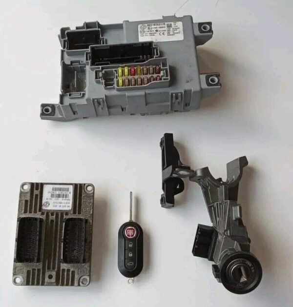 51843143 00518263170 KIT CENTRALINA MOTORE SAM CHIAVE FIAT GRANDE PUNTO 1.2 BENZ