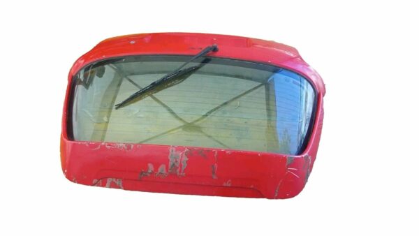 PORTELLONE COFANO BAGAGLIAIO POSTERIORE NISSAN MICRA K11 1998 AL 2002 ROSSO - immagine 4