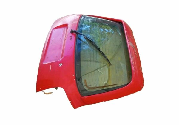 PORTELLONE COFANO BAGAGLIAIO POSTERIORE NISSAN MICRA K11 1998 AL 2002 ROSSO - immagine 5