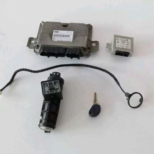 55187372 KIT BLOCCHETTO CHIAVE CENTRALINA FIAT 600 SEICENTO 1.1 BENZINA