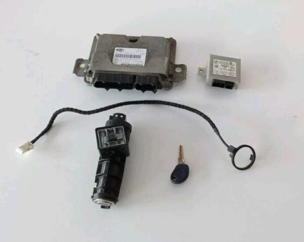 55187372 KIT BLOCCHETTO CHIAVE CENTRALINA FIAT 600 SEICENTO 1.1 BENZINA