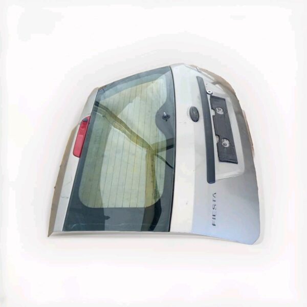 PORTELLONE COFANO BAGAGLIAIO POSTERIORE FORD FIESTA 3 PORTE 2002 AL 2008 ARGENTO - immagine 3