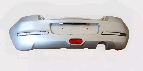 PARAURTI  BUMPER POSTERIORE ORIGINALE SUZUKI SWIFT 3P 2005 2004 AL 2009 ARGENTO - immagine 3