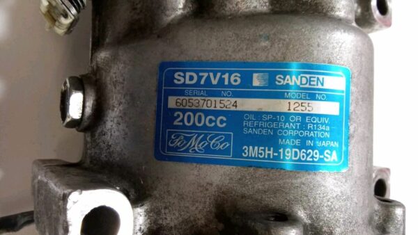 3M5H19D629SA COMPRESSORE ARIA CONDIZIONATA A/C FORD FOCUS C MAX 1.9 TDCI - immagine 6