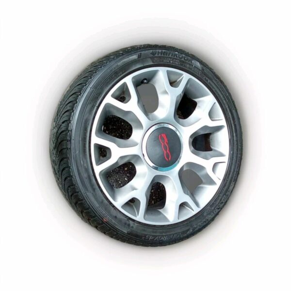 195 / 50 R16 SET 4 RUOTE CERCHI LEGA GOMME PNEUMATICI ORIGINALI FIAT 500 SPORT - immagine 5